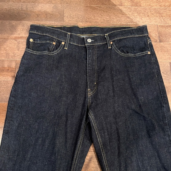 Levi's 541 Athletic Taper Dark Blue Denim Jeans - W36 L34 - Picture 3 of 7